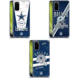 公式ライセンス NFL Dallas Cowboys Logo Art ソフトジェルケース Samsung 電話 1 スマホケース 全機種対応 グッズ ワイヤレス充電 対応 Qiワイヤレス充電 Qi充電