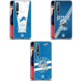 公式ライセンス NFL Detroit Lions Logo Art ソフトジェルケース Xiaomi 電話 スマホケース 全機種対応 グッズ ワイヤレス充電 対応 Qiワイヤレス充電 Qi充電
