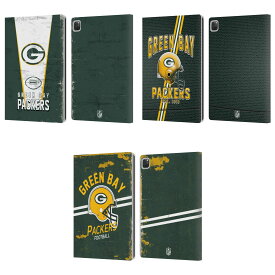 公式ライセンス NFL Green Bay Packers Logo Art レザー手帳型ウォレットタイプケース Apple iPad スマホケース 全機種対応 グッズ