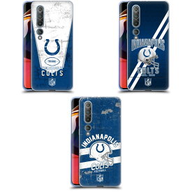 公式ライセンス NFL Indianapolis Colts Logo Art ソフトジェルケース Xiaomi 電話 スマホケース 全機種対応 グッズ ワイヤレス充電 対応 Qiワイヤレス充電 Qi充電