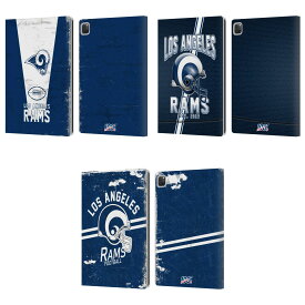 公式ライセンス NFL Los Angeles Rams Logo Art レザー手帳型ウォレットタイプケース Apple iPad スマホケース 全機種対応 グッズ アイパッドケース タブレットカバー ハードケース 自立スタンド 革