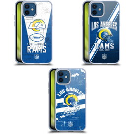 公式ライセンス NFL Los Angeles Rams Logo Art ソフトジェルケース Apple iPhone 電話 スマホケース 全機種対応 グッズ ワイヤレス充電 対応 Qiワイヤレス充電 Qi充電