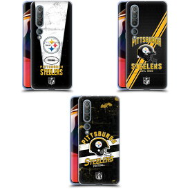公式ライセンス NFL Pittsburgh Steelers Logo Art ソフトジェルケース Xiaomi 電話 スマホケース 全機種対応 グッズ ワイヤレス充電 対応 Qiワイヤレス充電 Qi充電