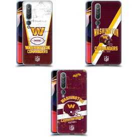 公式ライセンス NFL Washington Football Team Logo Art ソフトジェルケース Xiaomi 電話 スマホケース 全機種対応 グッズ ワイヤレス充電 対応 Qiワイヤレス充電 Qi充電