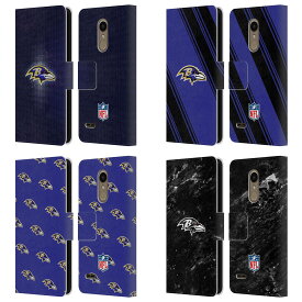 公式ライセンス NFL Baltimore Ravens Artwork レザー手帳型ウォレットタイプケース LG 電話 スマホケース 全機種対応 グッズ