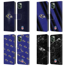 公式ライセンス NFL Baltimore Ravens Artwork レザー手帳型ウォレットタイプケース Apple iPhone 電話 スマホケース 全機種対応 グッズ