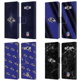公式ライセンス NFL Baltimore Ravens Artwork レザー手帳型ウォレットタイプケース Samsung 電話 3 スマホケース 全機種対応 グッズ