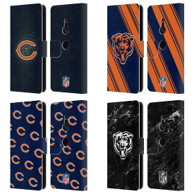 公式ライセンス NFL Chicago Bears Artwork レザー手帳型ウォレットタイプケース Sony 電話 1 スマホケース 全機種対応 グッズ