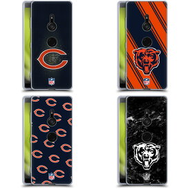 公式ライセンス NFL Chicago Bears Artwork ソフトジェルケース Sony 電話 1 スマホケース 全機種対応 グッズ ワイヤレス充電 対応 Qiワイヤレス充電 Qi充電