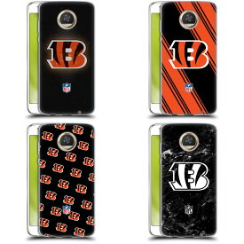 公式ライセンス NFL Cincinnati Bengals Artwork ソフトジェルケース Motorola 電話 スマホケース 全機種対応 グッズ ワイヤレス充電 対応 Qiワイヤレス充電 Qi充電