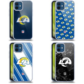 公式ライセンス NFL Los Angeles Rams Artwork ソフトジェルケース Apple iPhone 電話 スマホケース 全機種対応 グッズ ワイヤレス充電 対応 Qiワイヤレス充電 Qi充電