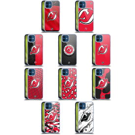 公式ライセンス NHL ニュージャージー・デビルズ ソフトジェルケース Apple iPhone 電話 スマホケース 全機種対応 グッズ ワイヤレス充電 対応 Qiワイヤレス充電 Qi充電
