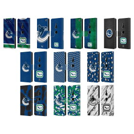 公式ライセンス NHL バンクーバー・カナックス レザー手帳型ウォレットタイプケース Sony 電話 1 スマホケース 全機種対応 グッズ