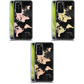 公式ライセンス Nature Magick World Map Rose Gold Glitter ソフトジェルケース Huawei 電話 4 スマホケース 全機種対応 グッズ ワイヤレス充電 対応 Qiワイヤレス充電 Qi充電