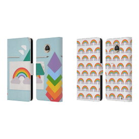 公式ライセンス Pepino De Mar レインボー レザー手帳型ウォレットタイプケース Motorola 電話 スマホケース 全機種対応 グッズ