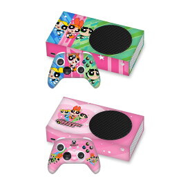 公式ライセンス The Powerpuff Girls グラフィック マット加工　ビニールステッカー スキン　転写シール Xbox Series S パワーパフガールズ パワパフ パワパフZ PPG カートゥーン ネットワーク グッズ