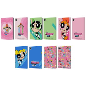 公式ライセンス The Powerpuff Girls グラフィック レザー手帳型ウォレットタイプケース Apple iPad パワーパフガールズ パワパフ パワパフZ PPG カートゥーン ネットワーク バターカップ ブロッサム