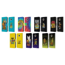 公式ライセンス Scooby-Doo ミステリー・インク レザー手帳型ウォレットタイプケース Motorola 電話 スマホケース 全機種対応 グッズ