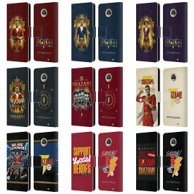 公式ライセンス Shazam!: Fury Of The Gods グラフィック レザー手帳型ウォレットタイプケース Motorola 電話 スマホケース 全機種対応 グッズ