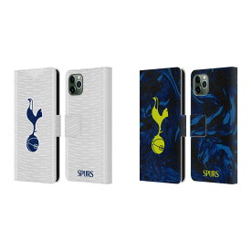 公式ライセンス Tottenham Hotspur F.C. 2021/22 バッジ・キット レザー手帳型ウォレットタイプケース Apple iPhone 電話 スマホケース 全機種対応 グッズ