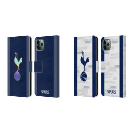 公式ライセンス Tottenham Hotspur F.C. 2023/24 バッジ レザー手帳型ウォレットタイプケース Apple iPhone 電話 スマホケース 全機種対応 グッズ