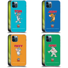 公式ライセンス Tom and Jerry キャラクター ソフトジェルケース Apple iPhone 電話 トムとジェリー トム ジェリー トムジェリ トムアンドジェリー タフィー スパイク スマホケース 全機種対応