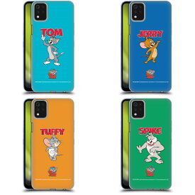 公式ライセンス Tom and Jerry キャラクター ソフトジェルケース LG 電話 トムとジェリー トム ジェリー トムジェリ トムアンドジェリー タフィー スパイク スマホケース 全機種対応 グッズ