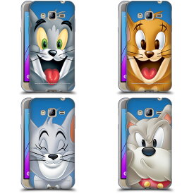 公式ライセンス Tom and Jerry フルフェイス ソフトジェルケース Samsung 電話 3 トムとジェリー トム ジェリー トムジェリ トムアンドジェリー タフィー スパイク キャラクター スマホケース