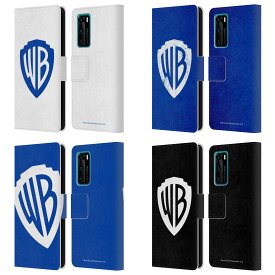 公式ライセンス Warner Bros. Shield ロゴ レザー手帳型ウォレットタイプケース Huawei 電話 4 スマホケース 全機種対応 グッズ