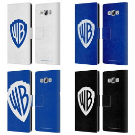 公式ライセンス Warner Bros. Shield ロゴ レザー手帳型ウォレットタイプケース Samsung 電話 3 スマホケース 全機種対応 グッズ