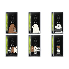 公式ライセンス We Bare Bears キャラクターアート ソフトジェルケース Sony 電話 1 スマホケース 全機種対応 グッズ ワイヤレス充電 対応 Qiワイヤレス充電 Qi充電