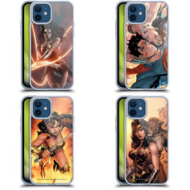 公式ライセンス Wonder Woman DC Comics コミックブック・カバー ソフトジェルケース Apple iPhone 電話 スマホケース 全機種対応 グッズ ワイヤレス充電 対応 Qiワイヤレス充電 Qi充電