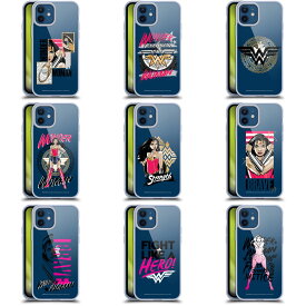 公式ライセンス Wonder Woman DC Comics グラフィック・アート ソフトジェルケース Apple iPhone 電話 スマホケース 全機種対応 グッズ ワイヤレス充電 対応 Qiワイヤレス充電 Qi充電