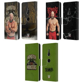 公式ライセンス WWE ブラウン・ストローマン レザー手帳型ウォレットタイプケース Sony 電話 1 スマホケース 全機種対応 グッズ