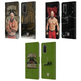 公式ライセンス WWE ブラウン・ストローマン レザー手帳型ウォレットタイプケース Samsung 電話 1 スマホケース 全機種対応 グッズ