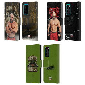 公式ライセンス WWE ブラウン・ストローマン レザー手帳型ウォレットタイプケース Huawei 電話 4 スマホケース 全機種対応 グッズ