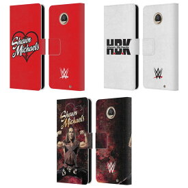公式ライセンス WWE ショーン・マイケルズ レザー手帳型ウォレットタイプケース Motorola 電話 スマホケース 全機種対応 グッズ
