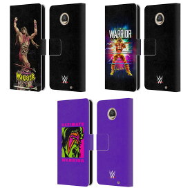 公式ライセンス WWE アルティメット・ウォリアー レザー手帳型ウォレットタイプケース Motorola 電話 スマホケース 全機種対応 グッズ