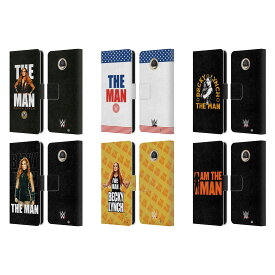 公式ライセンス WWE Becky Lynch The Man レザー手帳型ウォレットタイプケース Motorola 電話 スマホケース 全機種対応 グッズ