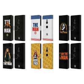 公式ライセンス WWE Becky Lynch The Man レザー手帳型ウォレットタイプケース Sony 電話 1 スマホケース 全機種対応 グッズ