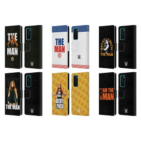 公式ライセンス WWE Becky Lynch The Man レザー手帳型ウォレットタイプケース Huawei 電話 4 スマホケース 全機種対応 グッズ