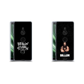 公式ライセンス WWE BRAUN STROWMAN ソフトジェルケース Sony 電話 1 スマホケース 全機種対応 グッズ ワイヤレス充電 対応 Qiワイヤレス充電 Qi充電