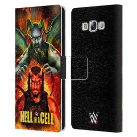 公式ライセンス WWE 2018 Hell In A Cell レザー手帳型ウォレットタイプケース Samsung 電話 3 スマホケース 全機種対応 グッズ