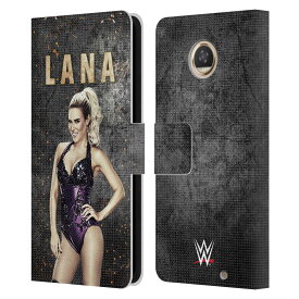 公式ライセンス WWE LANA レザー手帳型ウォレットタイプケース Motorola 電話 スマホケース 全機種対応 グッズ
