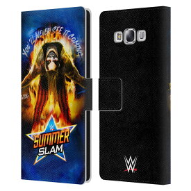 公式ライセンス WWE 2020 Summerslam レザー手帳型ウォレットタイプケース Samsung 電話 3 スマホケース 全機種対応 グッズ