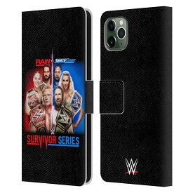 公式ライセンス WWE 2018 サバイバー・シリーズ レザー手帳型ウォレットタイプケース Apple iPhone 電話 スマホケース 全機種対応 グッズ