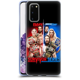 公式ライセンス WWE 2018 サバイバー・シリーズ ソフトジェルケース Samsung 電話 1 スマホケース 全機種対応 グッズ ワイヤレス充電 対応 Qiワイヤレス充電 Qi充電