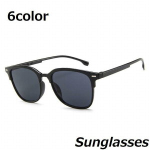 サングラス レディース 女性 メンズ 男性 伊達メガネ 紫外線対策 日よけ対策 UVカット ファッション雑貨 フルフレーム シンプル カジュアル おし