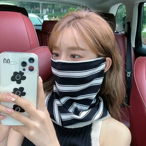 2点セット 冷感マスク ひんやり 涼感 フェイスカバー ランニングマスク フェイスマスク レディース 耳掛け ネックガード 紫外線対策 日焼け防止 スポーツマスク