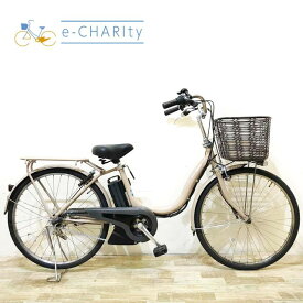 【期間限定★3000円OFFクーポン配布】【中古】【大坂・兵庫・京都限定】 電動自転車 ママチャリ ヤマハ PAS ナチュラ XL DX ベージュ 24インチ KW038 神戸 電動アシスト自転車